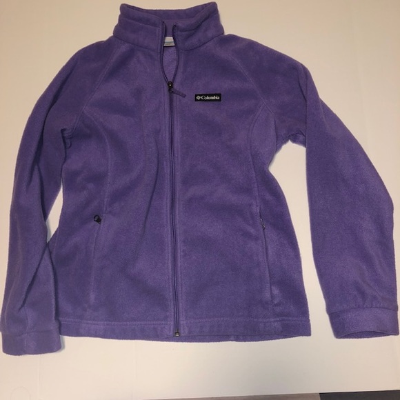 Youth Girls or ladies Columbia Fleece Coat - Picture 2 of 4